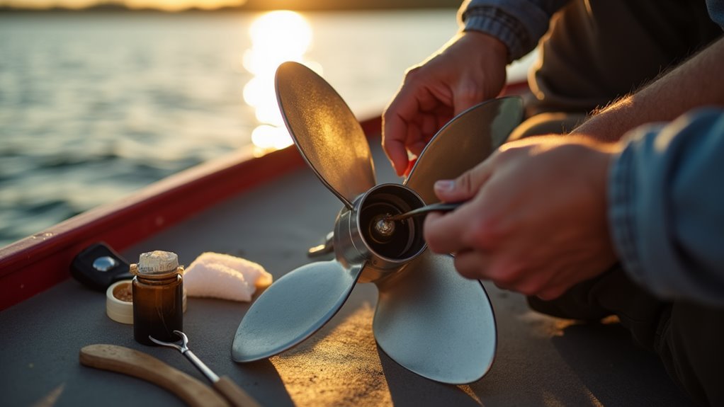regularly inspect propellers