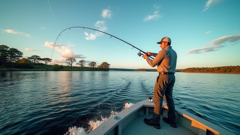 adjust casting for wind