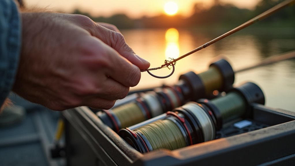 choose knots for lines