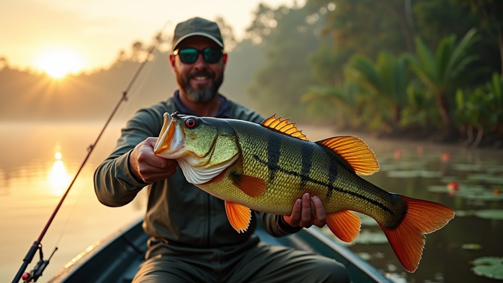 trophy peacock bass fishing