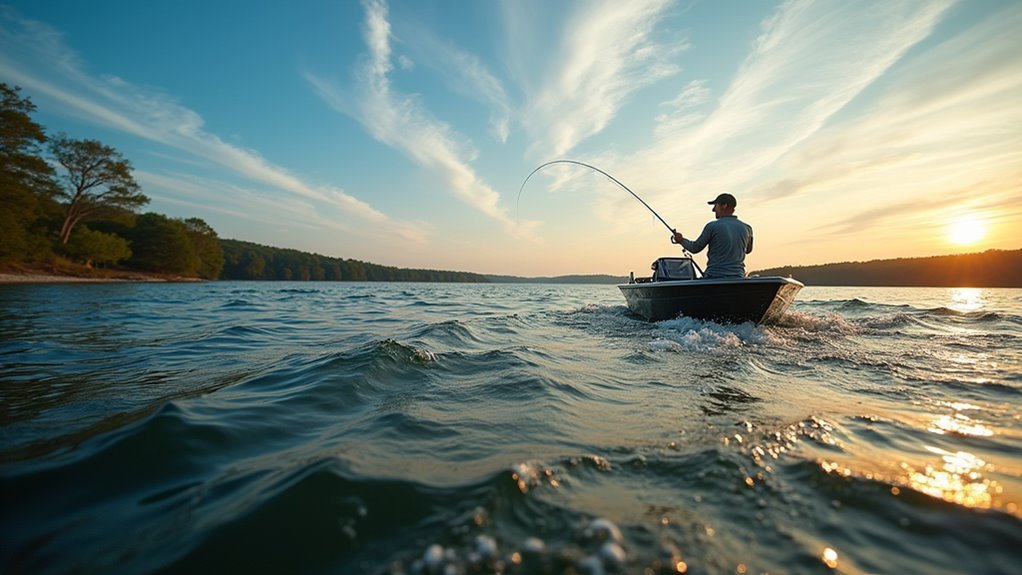 wind stirs baitfish abundance