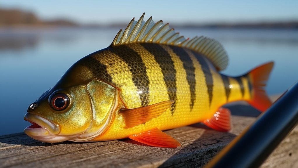 distinctive golden striped fish