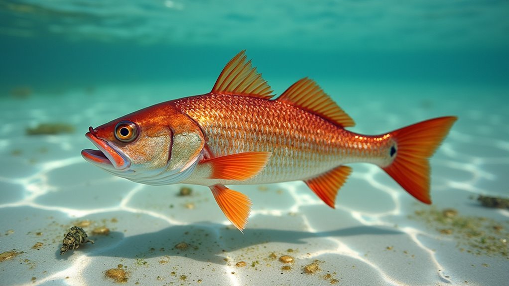 redfish behavior and features