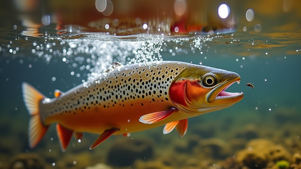 selective brook trout feeding behavior