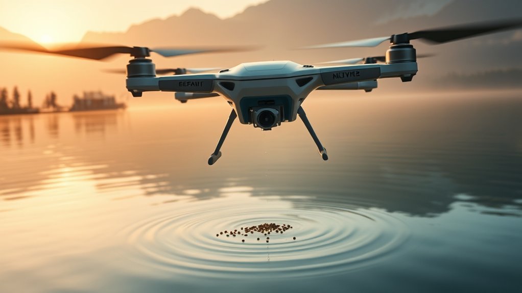 automated precision bait drone