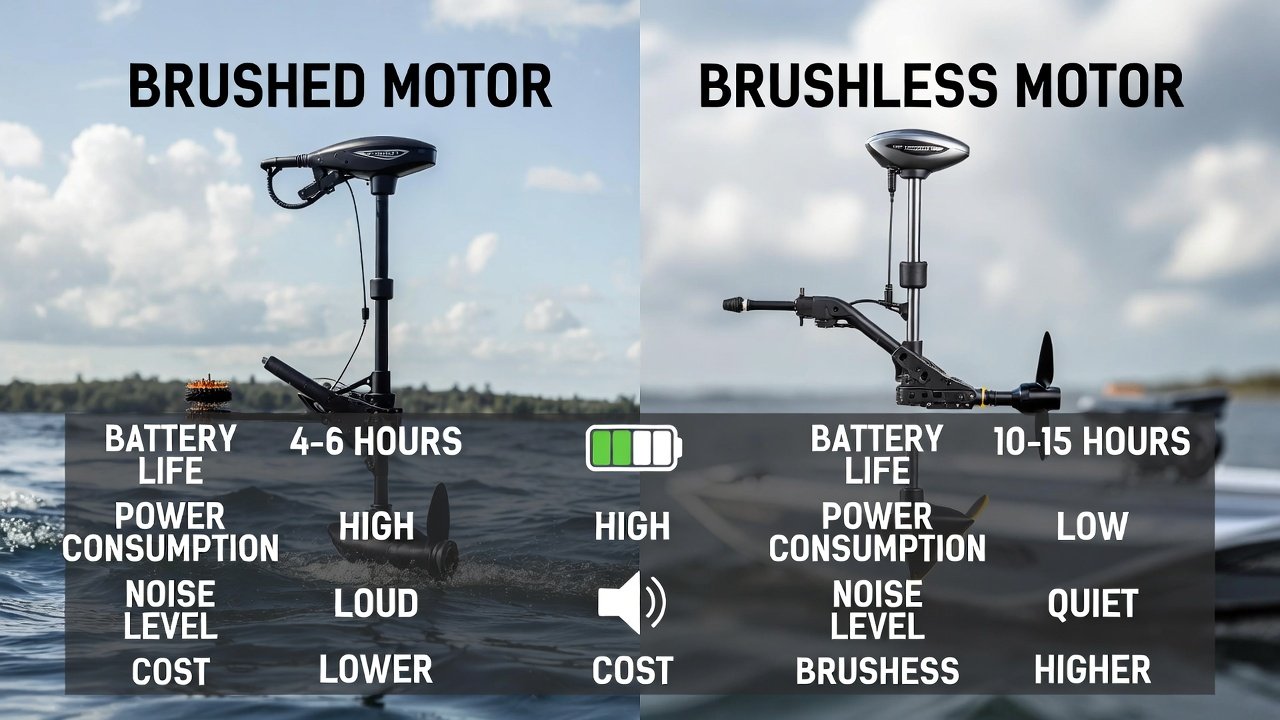 Brushless vs Brushed Trolling Motors: Real-World Efficiency Data
